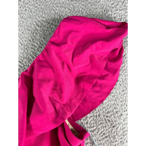 Kona Sol Swimsuit Womens XL Pink Padded One Piece Asymmetrical One Shoulder NWT - Picture 4 of 11